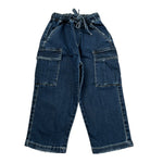 Manuel Ritz Jeans tinta unita con Elastico In Vita Blu per Bambino MR3173 BLU MANUEL RITZ 
