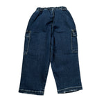 Manuel Ritz Jeans tinta unita con Elastico In Vita Blu per Neonato MR3173N BLU MANUEL RITZ 