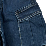 Manuel Ritz Jeans tinta unita con Elastico In Vita Blu per Neonato MR3173N BLU MANUEL RITZ 