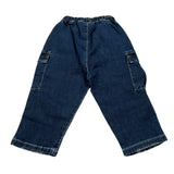 Manuel Ritz Jeans tinta unita con Elastico In Vita Blu per Neonato MR3173X BLU MANUEL RITZ 