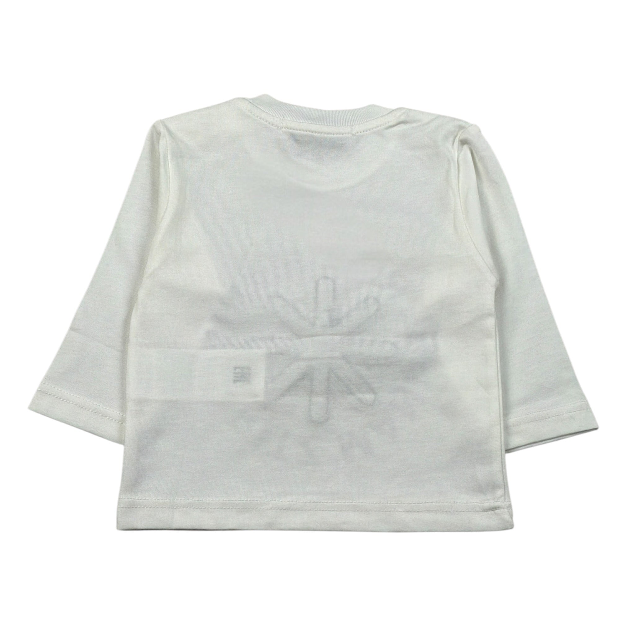 Manuel Ritz Shirt Girocollo tinta unita con Logo Panna per Neonato MR3176NX PANNA MANUEL RITZ 