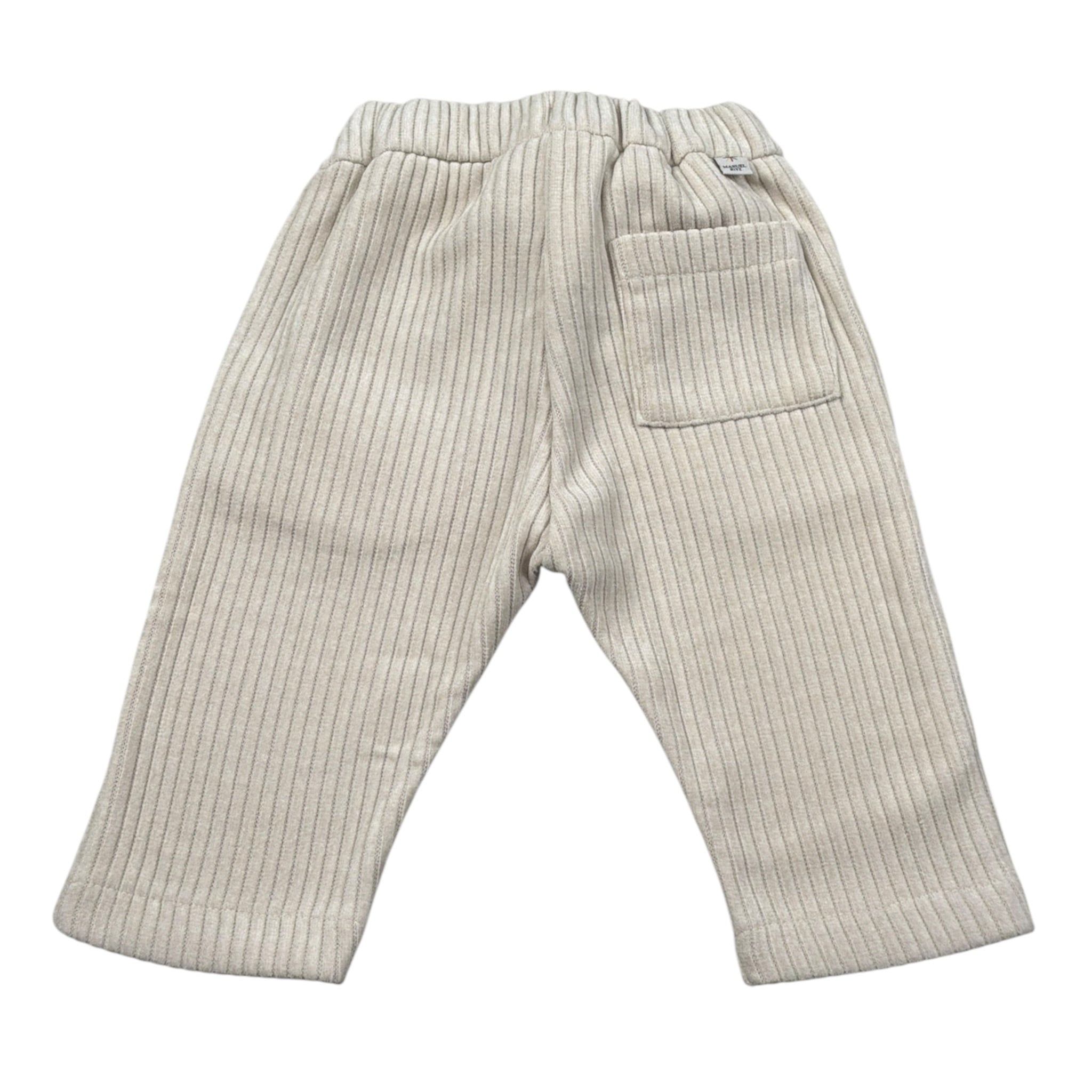Manuel Ritz Pantalone tinta unita con Elastico In Vita Beige per Neonato MR3178X BEIGE MANUEL RITZ 