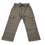 Manuel Ritz Pantalone tinta unita con Fantasia Marrone per Bambino MR3180JXX MARRONE MANUEL RITZ 