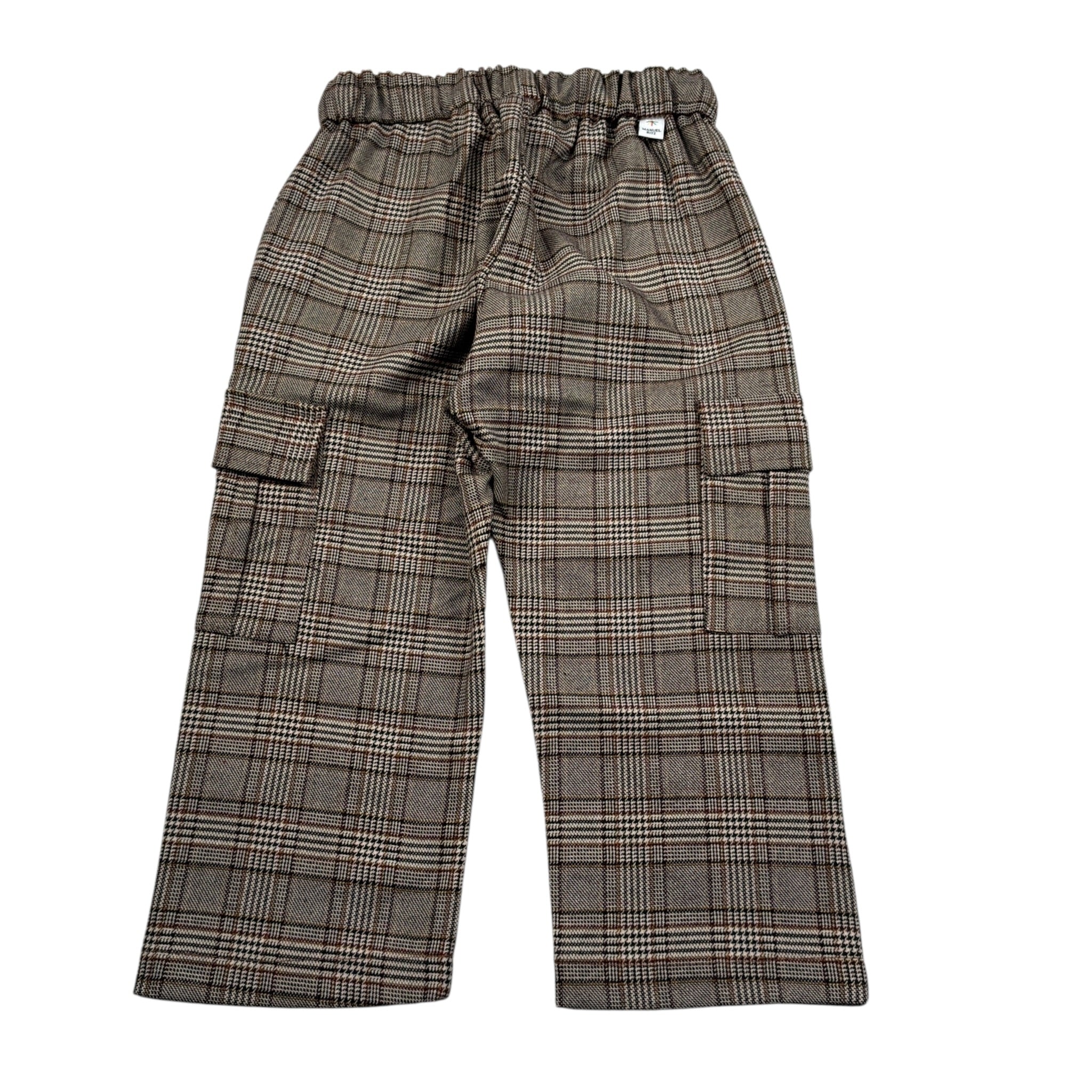Manuel Ritz Pantalone tinta unita con Fantasia Marrone per Neonato MR3180N MARRONE MANUEL RITZ 