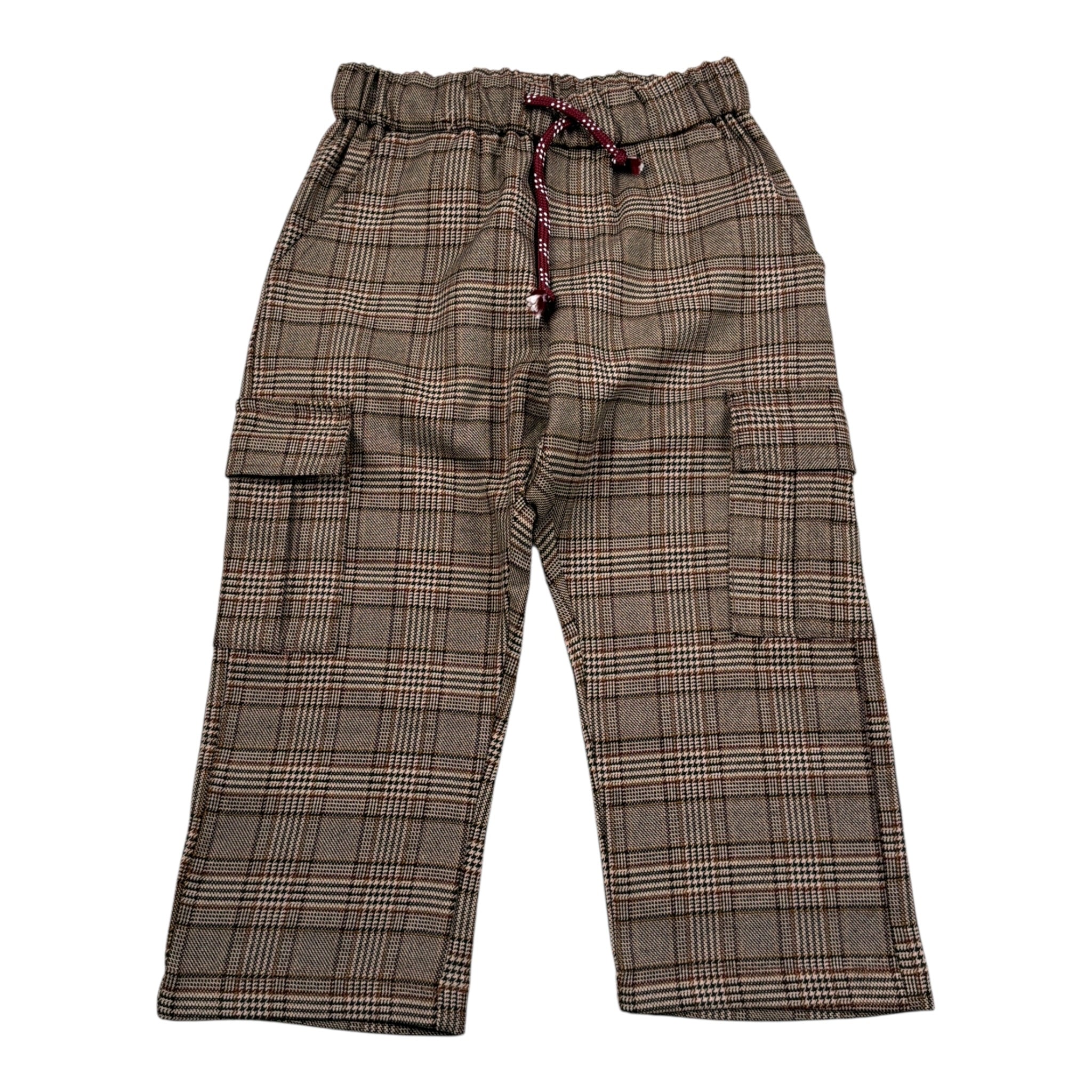 Manuel Ritz Pantalone tinta unita con Fantasia Marrone per Neonato MR3180N MARRONE MANUEL RITZ 