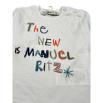 Manuel Ritz Shirt Girocollo tinta unita con Ricami Bianco per Neonato MR3182NX BIANCO MANUEL RITZ 