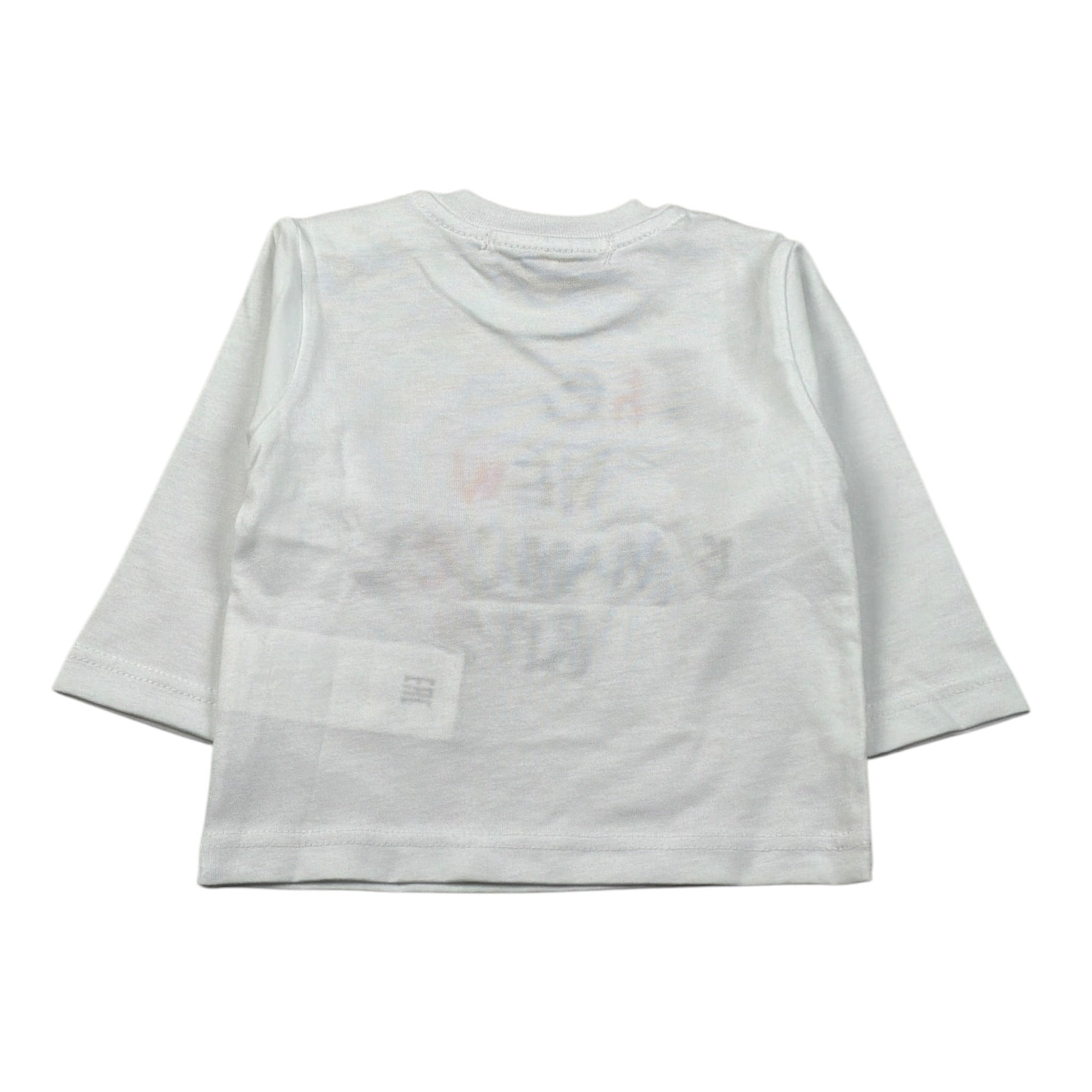 Manuel Ritz Shirt Girocollo tinta unita con Ricami Bianco per Bambino MR3182X BIANCO MANUEL RITZ 