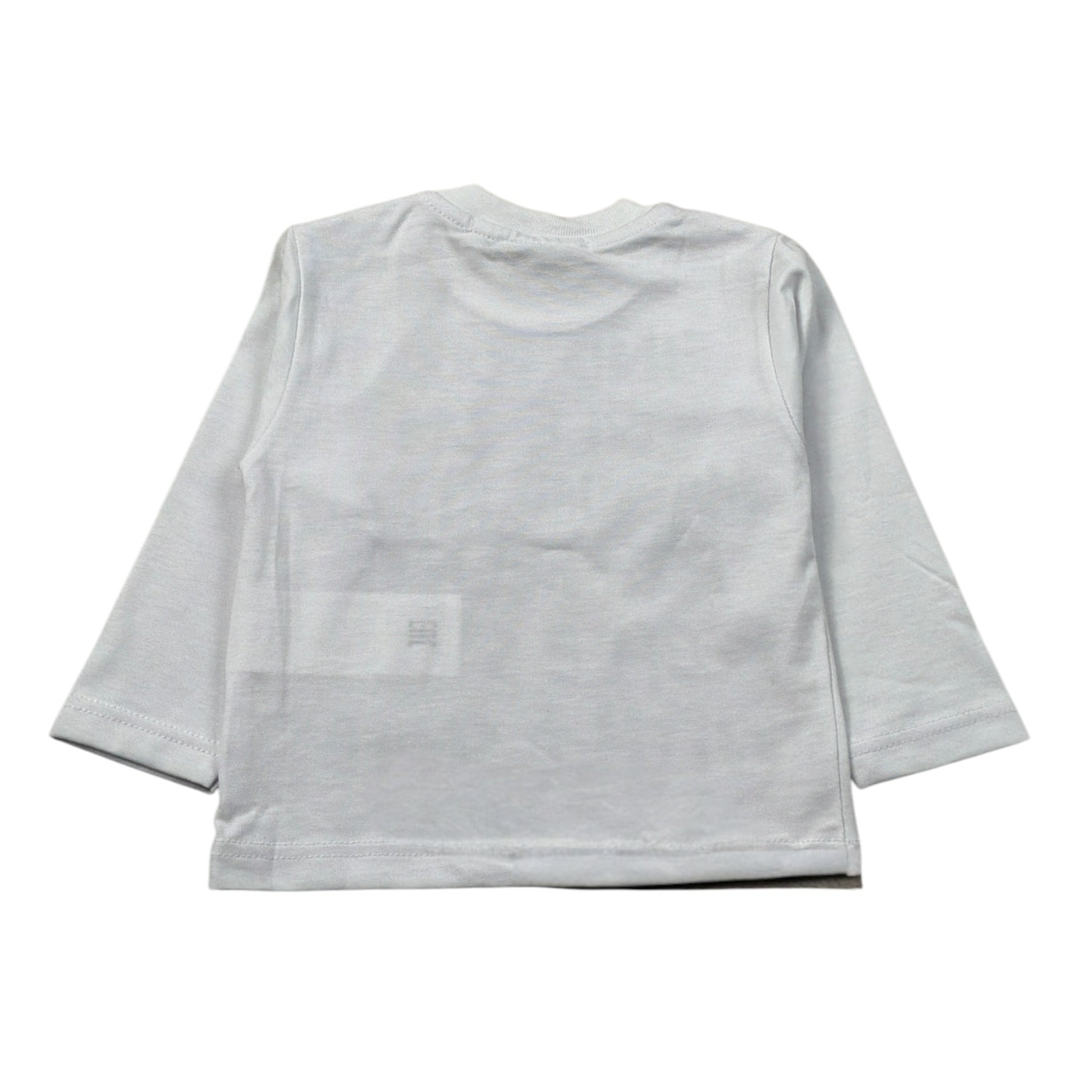 Manuel Ritz Shirt Girocollo tinta unita con Logo Bianco per Neonato MR3183X BIANCO MANUEL RITZ 