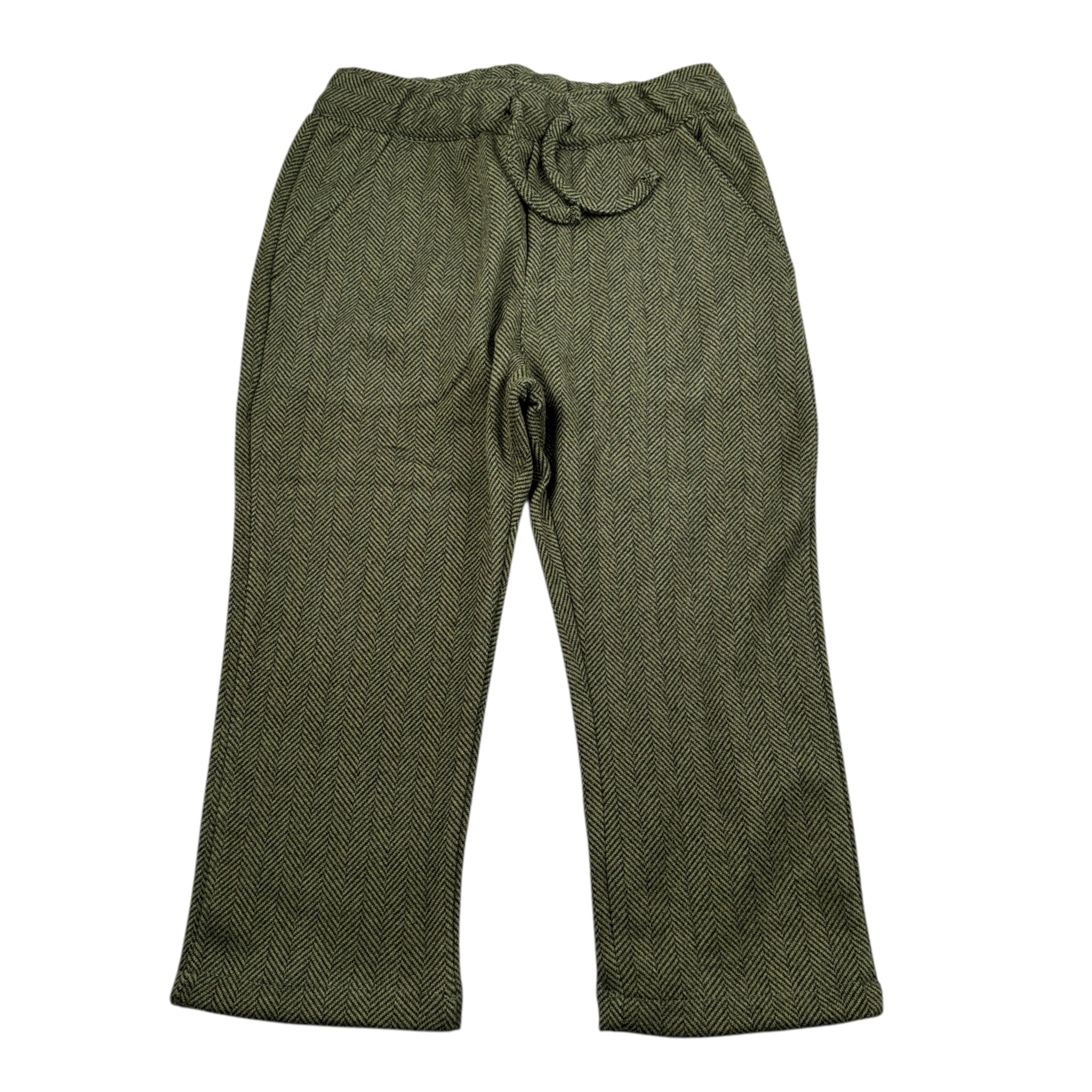 Manuel Ritz Pantalone tinta unita con Elastico In Vita Verde per Bambino MR3185J VERDE MANUEL RITZ 