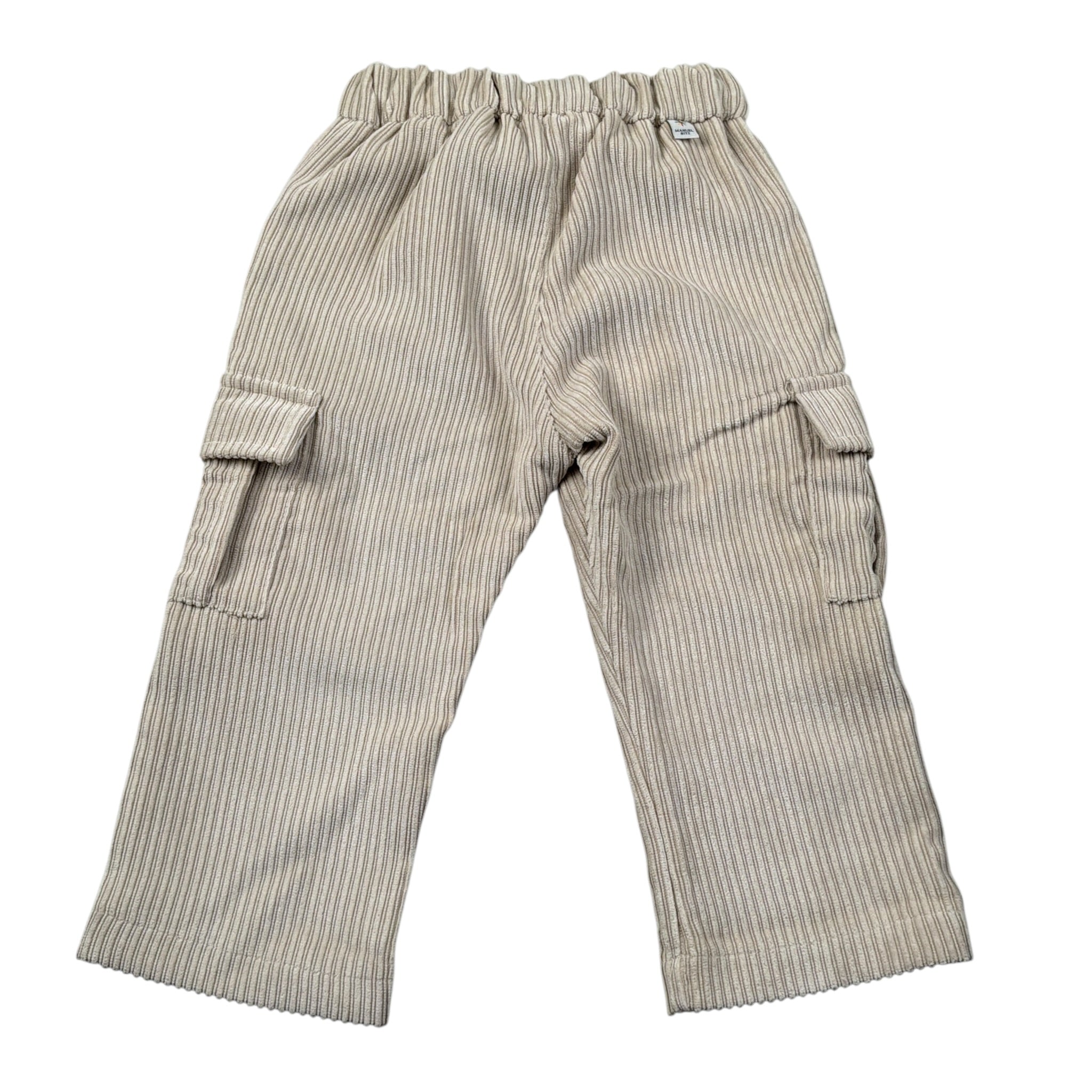 Manuel Ritz Pantalone tinta unita con Elastico In Vita Beige per Neonato MR3186N BEIGE MANUEL RITZ 