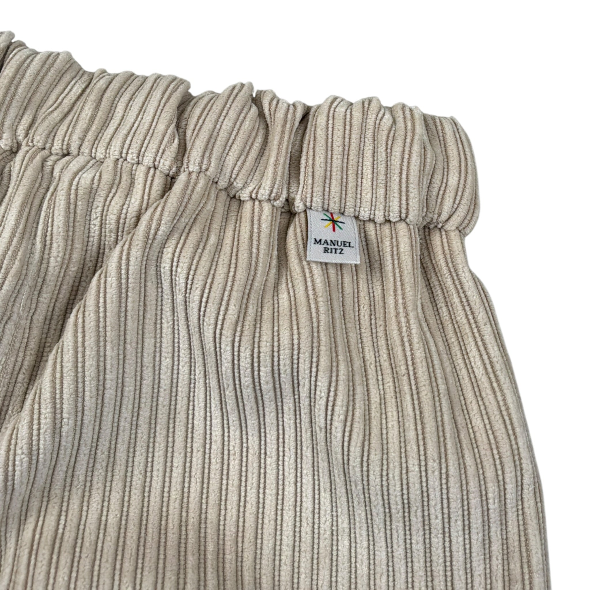 Manuel Ritz Pantalone tinta unita con Elastico In Vita Beige per Neonato MR3186N BEIGE MANUEL RITZ 