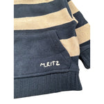 Manuel Ritz Felpa Chiusa Girocollo Bicolore Rosso/Beige per Neonato MR3234XX ROSSO/BEIGE MANUEL RITZ 