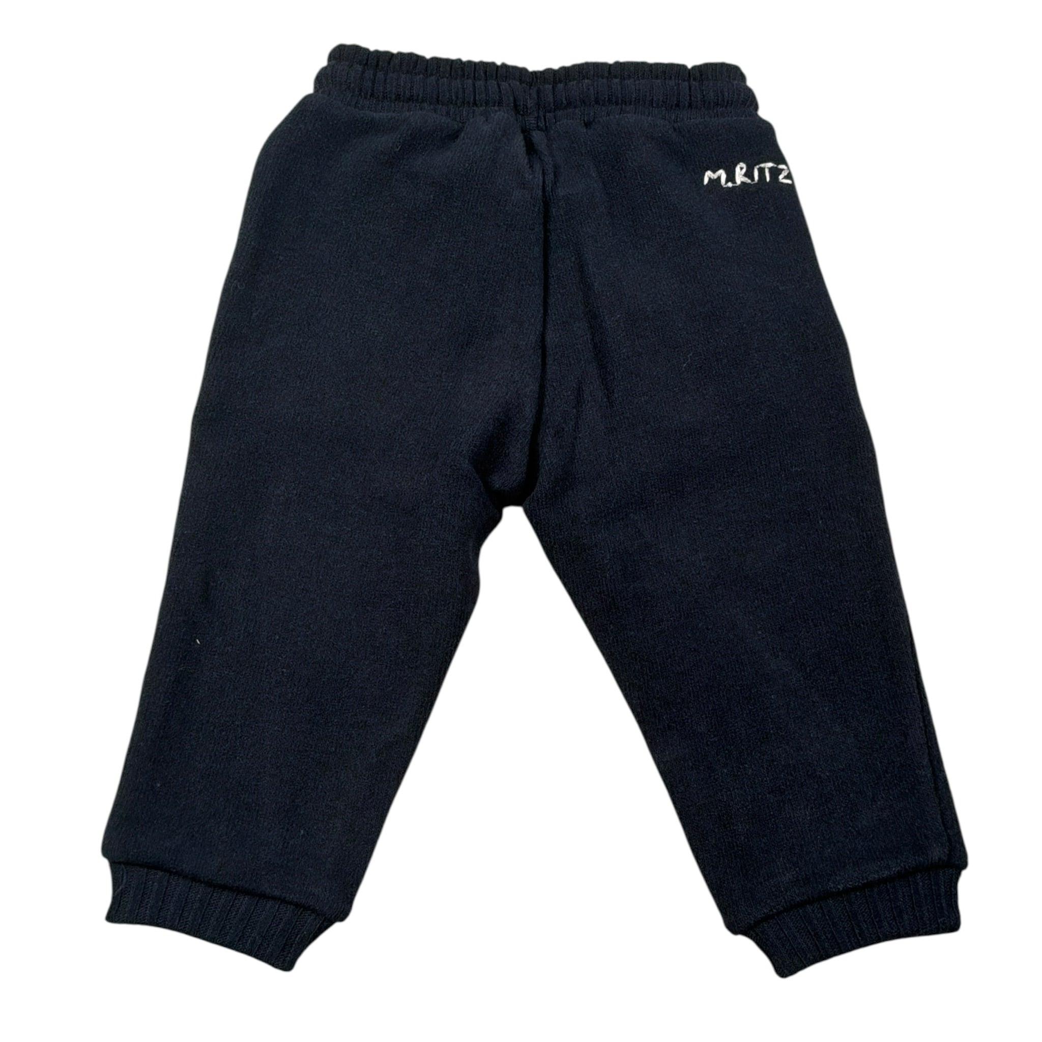 Manuel Ritz Pantalone tinta unita con Elastico In Vita Blu per Bambino MR3235J BLU MANUEL RITZ 