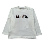 Manuel Ritz Shirt Girocollo tinta unita con Logo Panna per Neonato MR3238N PANNA MANUEL RITZ 