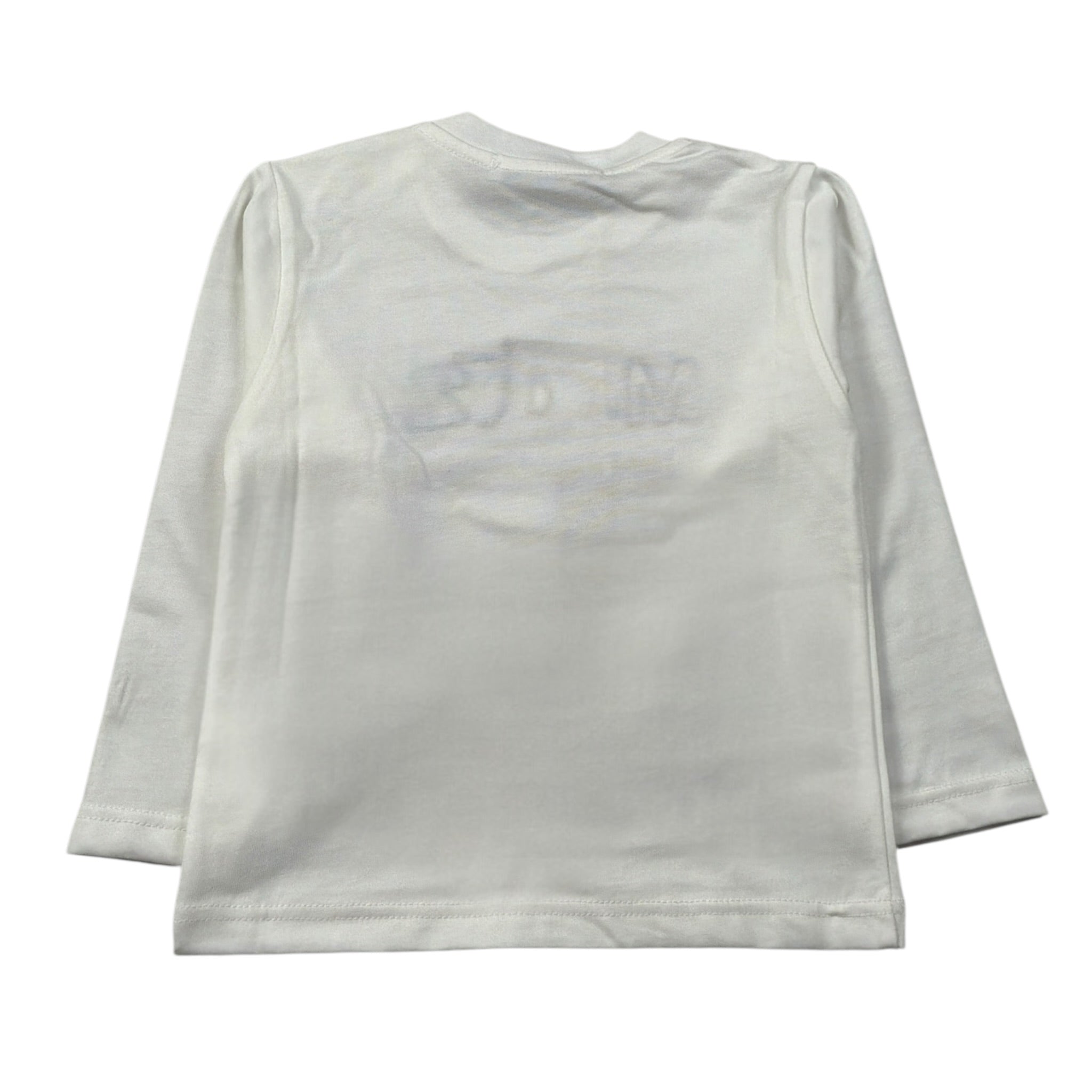 Manuel Ritz Shirt Girocollo tinta unita con Logo Panna per Bambino MR3238 PANNA MANUEL RITZ 