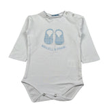 Manuell & Frank Body Manica Lunga tinta unita Bianco per Neonato G7178I BIANCO MANUELL & FRANK 