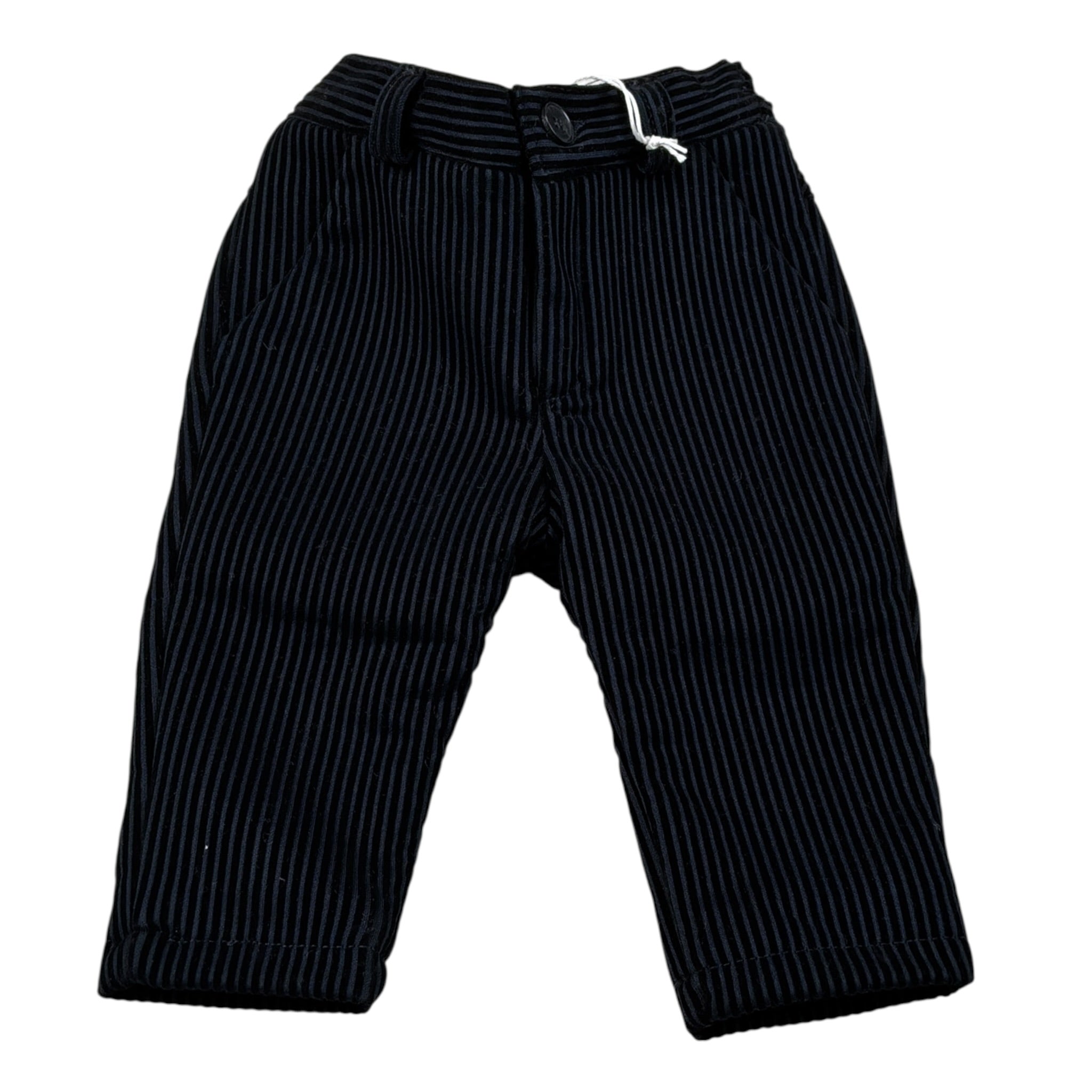 Manuell & Frank Pantalone tinta unita In Velluto Blu per Neonato MF2152PTIX BLU MANUELL & FRANK 