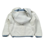 Manuell & Frank Cardigan tinta unita con Cappuccio Bianco per Neonato MF4223SPI BIANCO MANUELL & FRANK 
