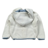 Manuell & Frank Cardigan tinta unita con Cappuccio Bianco per Neonato MF4223SPI BIANCO MANUELL & FRANK 