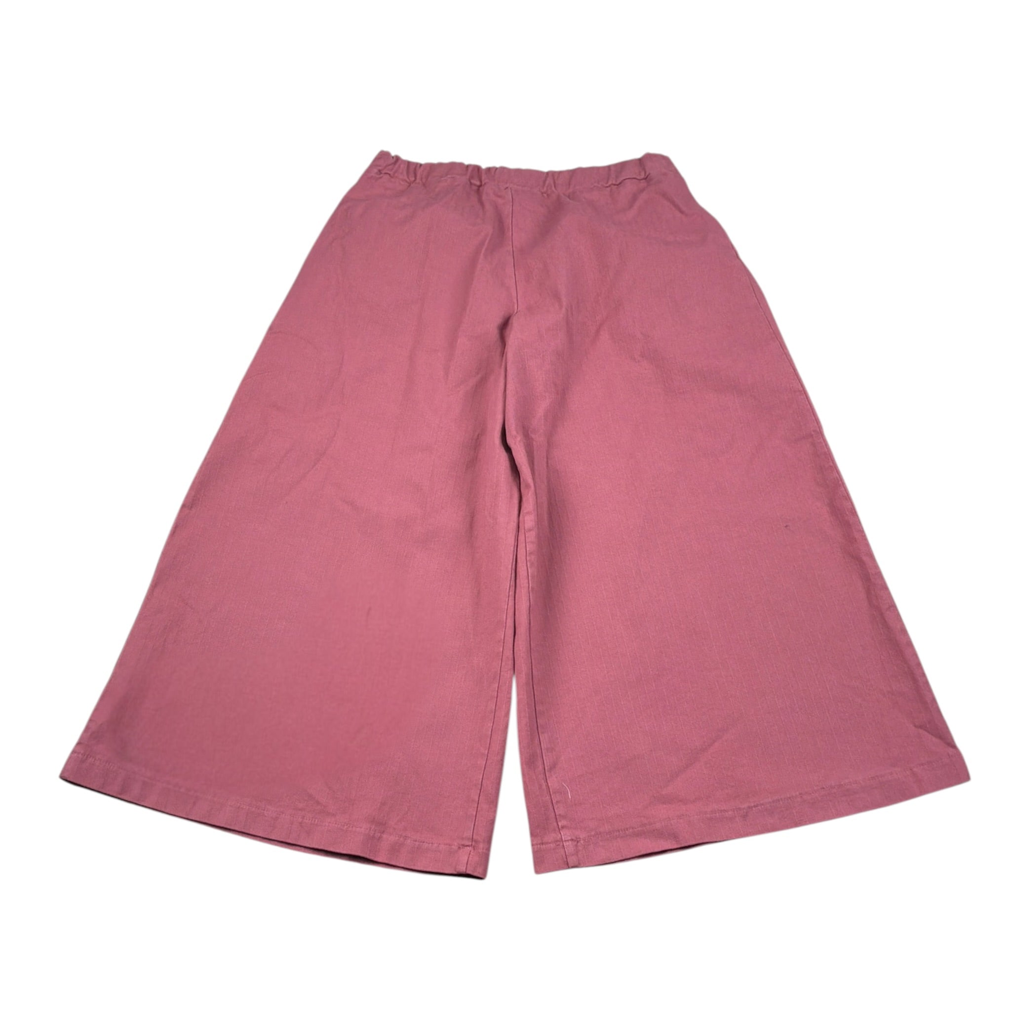 Mapero Pantalone tinta unita Modello Palazzo Rosa per Bambina M30258 ROSA MAPERO 