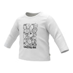Mapero' Shirt tinta unita con Stampa Bianco per Bambino M32174 BIANCO MAPERO' 
