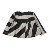 Mapero' Maglia Bicolore con Fantasia A Righe Grigio per Bambina M32311J GRIGIO MAPERO' 