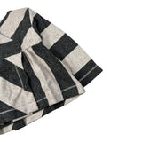 Mapero' Maglia Bicolore con Fantasia A Righe Grigio per Bambina M32311J GRIGIO MAPERO' 