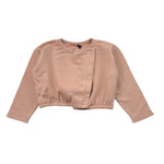 Mapero' Felpa tinta unita Crop con Zip Rosa per Neonata M32313N ROSA MAPERO' 