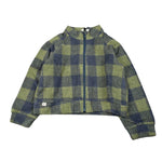 Mapero' Maglia tinta unita con Stampa E Zip Verde per Bambino M32331 VERDE MAPERO' 
