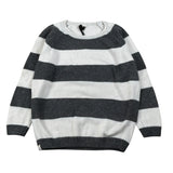 Mapero' Maglia Bicolore con Fantasia A Righe Bianco/Grigio per Bambino M32358 BIANCO/GRIGIO MAPERO' 