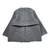 Marae Kids Cappotto tinta unita con Bottoni Grigio per Neonata 3386N GRIGIO MARAE KIDS 