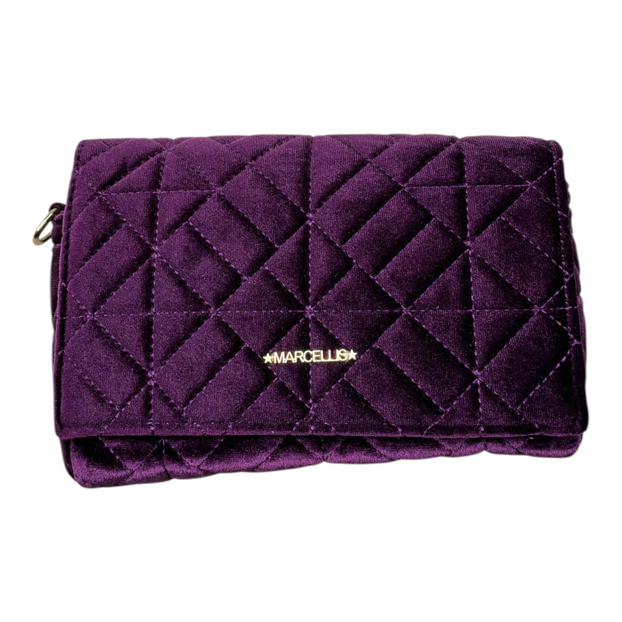 Marc Ellis Borsa tinta unita In Velluto Viola per Bambina JMAC00934 VIOLA MARC ELLIS 