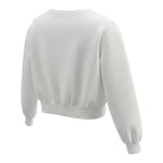 Marc Ellis Felpa tinta unita con Logo Bianco per Bambina JMJST00239 BIANCO MARC ELLIS 
