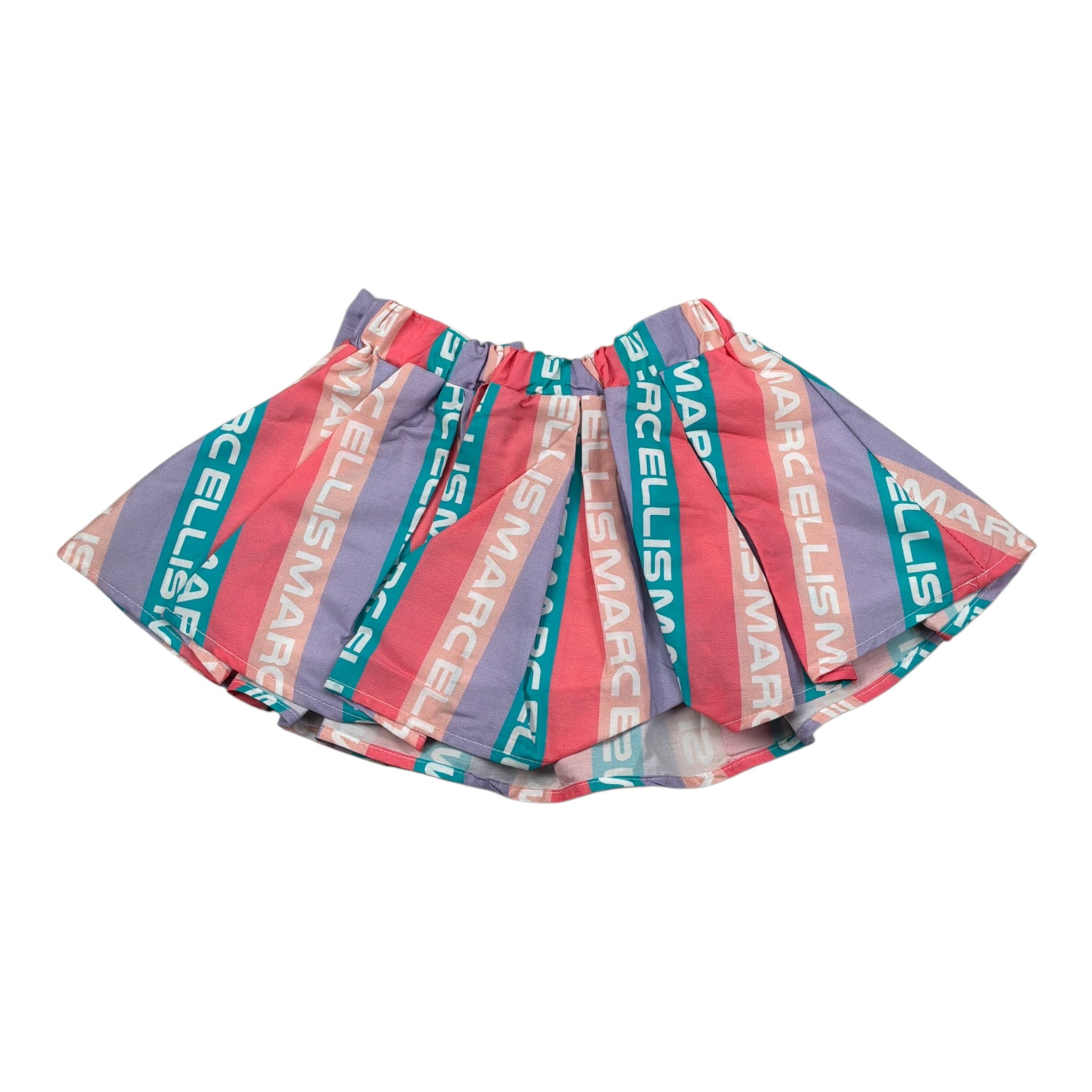 Marc Ellis Gonna Tricolore con Logo Multicolor per Neonata JMNSK16772 MULTICOLOR MARC ELLIS 