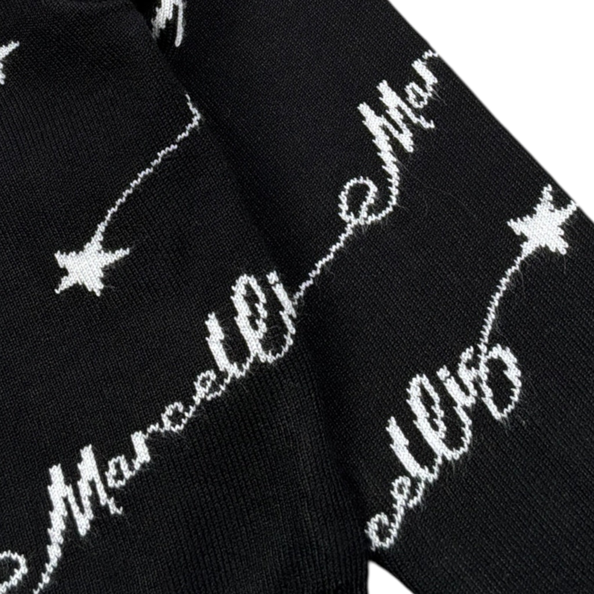 Marc Ellis Maglia tinta unita con Stampa Bianco/Nero per Neonata JMNSW00180 BIANCO/NERO MARC ELLIS 