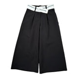 Marc Ellis Pantalone tinta unita Modello A Palazzo Nero per Bambina JNJPT02330 NERO MARC ELLIS 