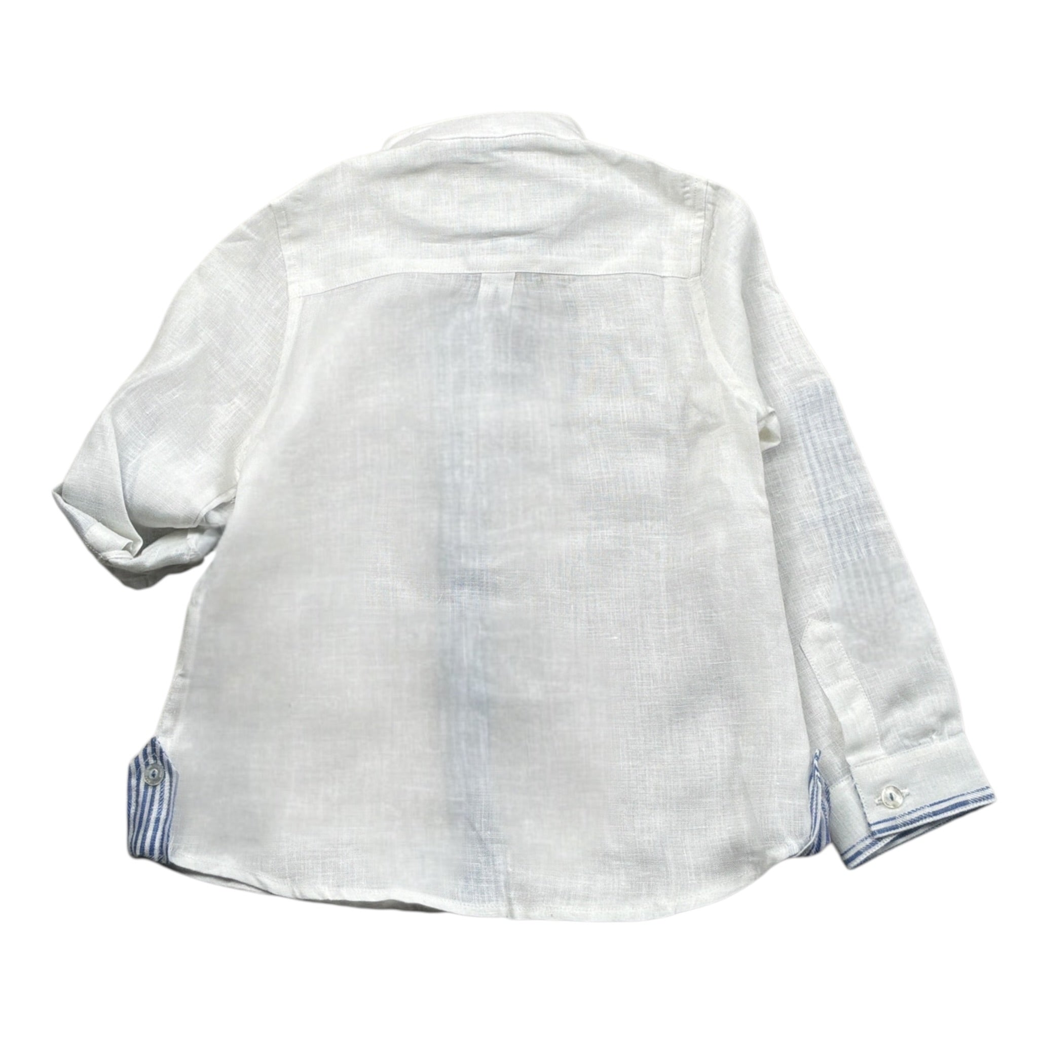 Marciano Camicia tinta unita con Colletto Coreano Bianco per Bambino N91H14WBM50 BIANCO MARCIANO 