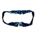 Mariuccia Cintura tinta unita con Paillettes Blu per Bambina C100 BLU MARIUCCIA 
