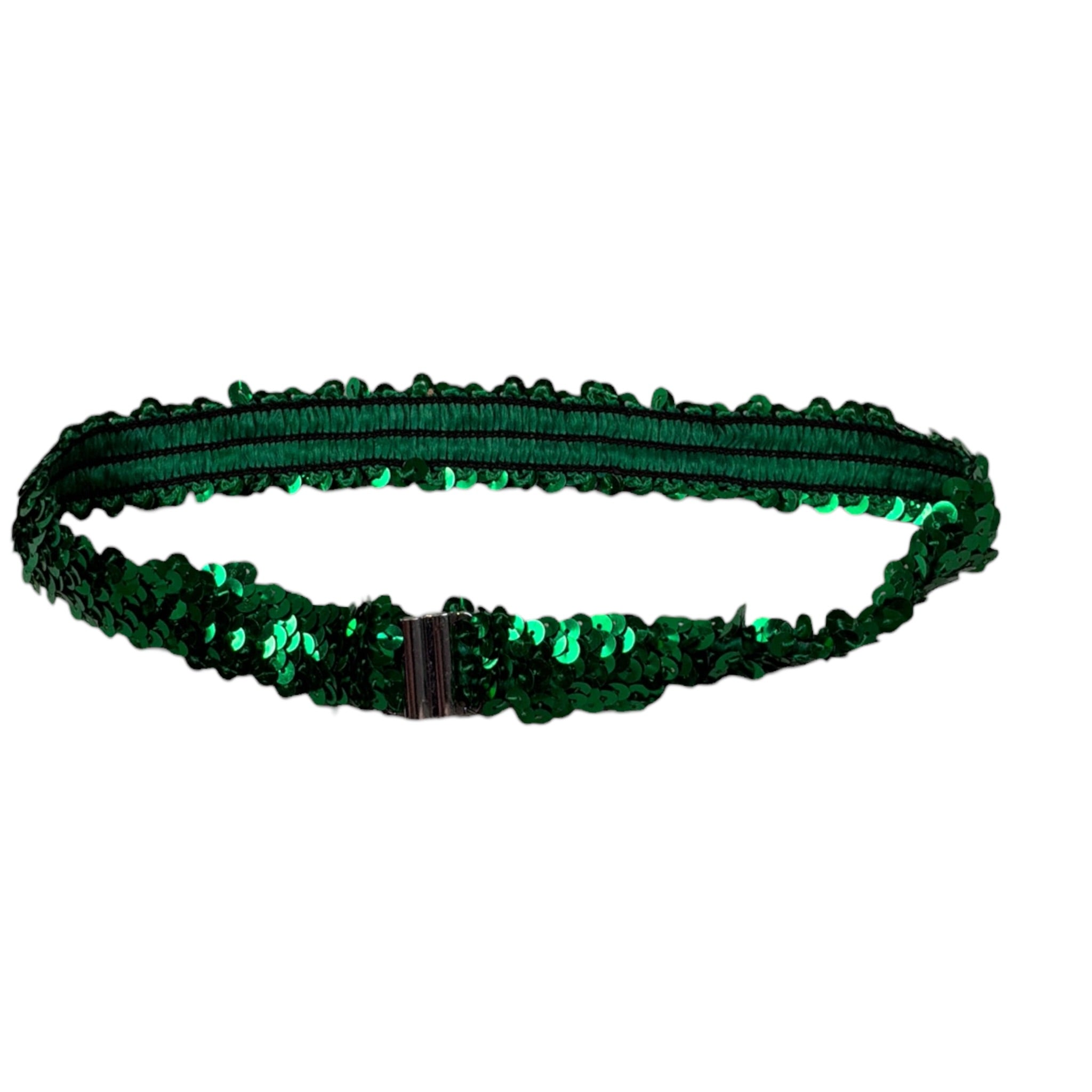 Mariuccia Cintura tinta unita con Paillettes Verde per Bambina C100 VERDE MARIUCCIA 