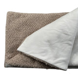 Marlu' Coperta Bicolore con Ricami Panna/Beige per Neonata I1081 PANNA/BEIGE MARLU' 
