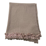 Marlu' Coperta tinta unita con Applicazioni Beige per Neonata IB3480 BEIGE MARLU' 