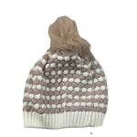 Marlu' Cappello tinta unita con Pon Pon Rosa per Neonata IB5571 ROSA MARLU' 