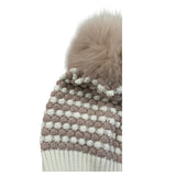 Marlu' Cappello tinta unita con Pon Pon Rosa per Neonata IB5571 ROSA MARLU' 