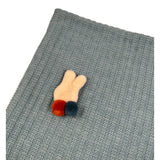 Marlu' Coperta tinta unita con Applicazioni Azzurro per Neonato IB7180 AZZURRO MARLU' 