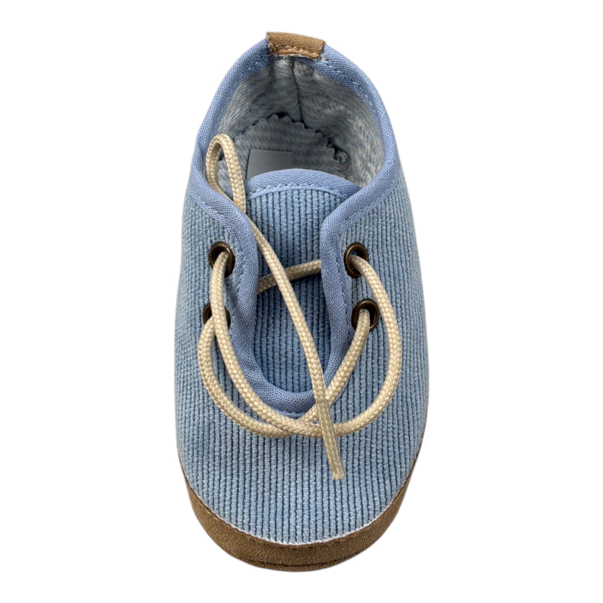 Marlu' Scarpine Bicolore con Lacci Azzurro per Neonato IK200SC AZZURRO MARLU' 