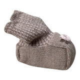 Marlu' Babbucce tinta unita In Maglia Beige per Neonata IN10S BEIGE MARLU' 
