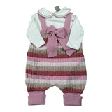 Marlu' Completo 2Pz Salopette-Body Rosa per Neonata IN2330 ROSA MARLU' 