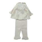 Marlu' Completo 2Pz Pantalone-Maglia Panna per Neonata IN2519 PANNA MARLU' 