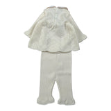 Marlu' Completo 2Pz Pantalone-Maglia Panna per Neonata IN2519 PANNA MARLU' 