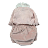 Marlu' Completo 3 Pezzi Cardigan-Pagliaccetto-Camicia Rosa per Neonata IN2660 ROSA MARLU' 